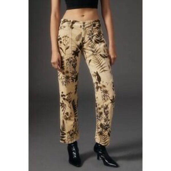 Floral Pilcro Low-rise The Wanderer Pants - Picture 2 of 7